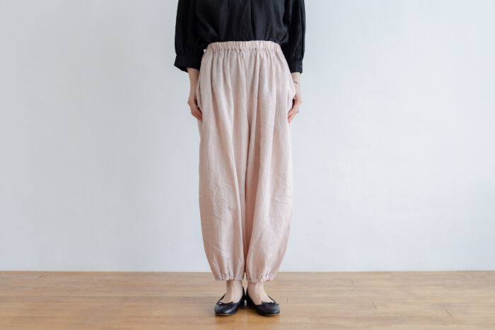 R082 HAREM PANTS grayish pink 1