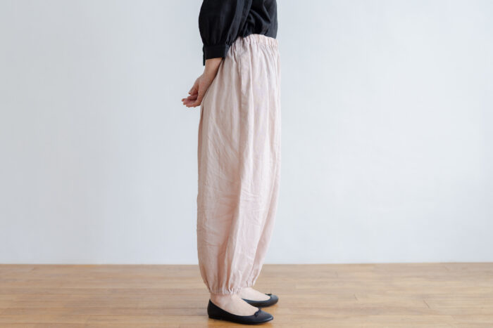 R082 HAREM PANTS grayish pink 2