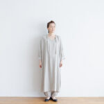 予約 R081 2WAY RIBON ONE PIECE gray