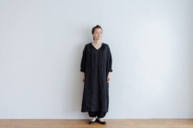 予約 R081 2WAY RIBON ONE PIECE black 1