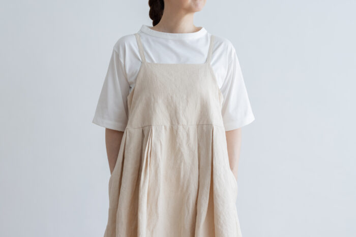 予約 R062  CAMISOLE ONE PIECE ivory 2