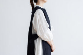 予約 R071  2WAY LONG GILET  black 3