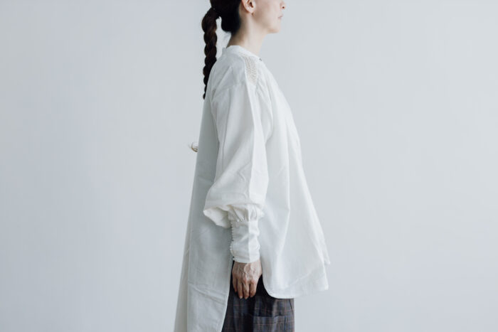 Embroidery Long Blouse B.white 2