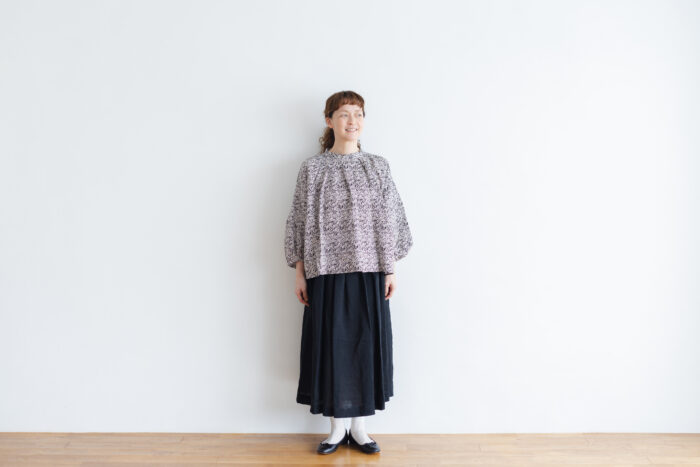 L.W.B/L SMOCK BLOUSE black 5