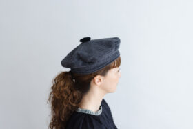 ANGOLA BERET charcoal 2