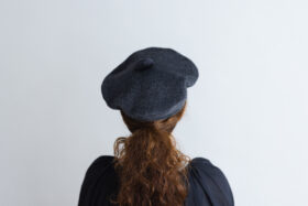 ANGOLA BERET charcoal 3