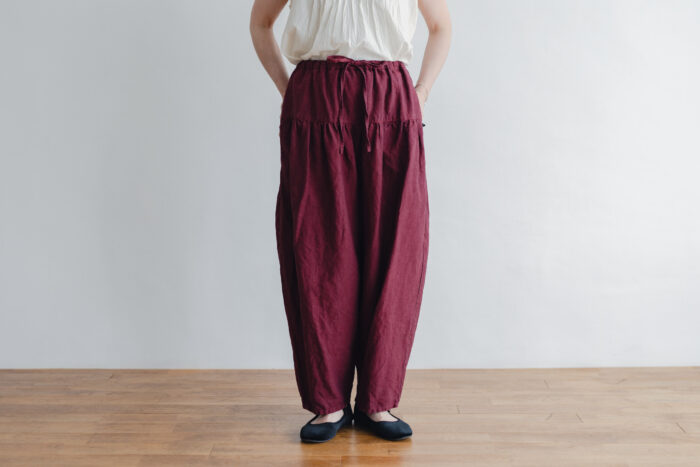 G739  KLIMT PANTS burgundy 1