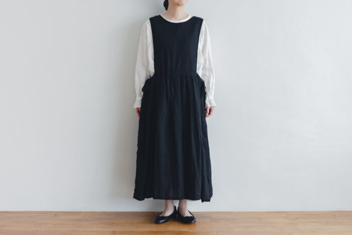 LINEN AMISH ONE PIECE black 1