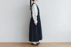 LINEN AMISH ONE PIECE black 2