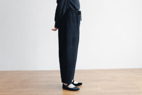 予約 R109  CABLE JQ TAPERED PANTS black 2