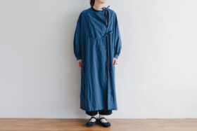 予約 R102 Cache-coeur DRESS marine blue 1