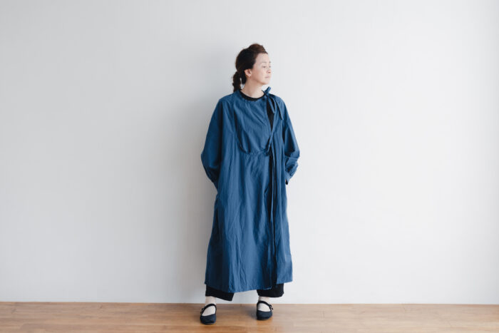 予約 R102 Cache-coeur DRESS marine blue 6