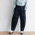 予約 R107  RIBBON PANTS black