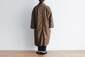 予約 G755  SHAWL COLOR ANTIQUE ROBE brown 3