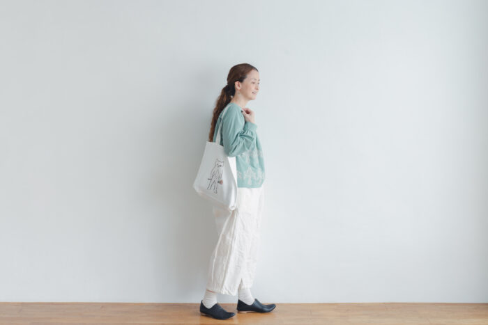 Ecru et pousse 限定 bag white 4