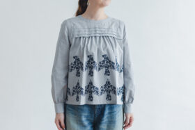 Ecru et pousse 限定 odyssey ブラウス gray 1