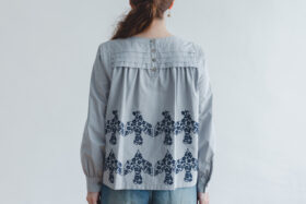 Ecru et pousse 限定 odyssey ブラウス gray 3
