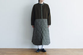 LA206 SWITCHING MILITARIA COAT  khaki 1