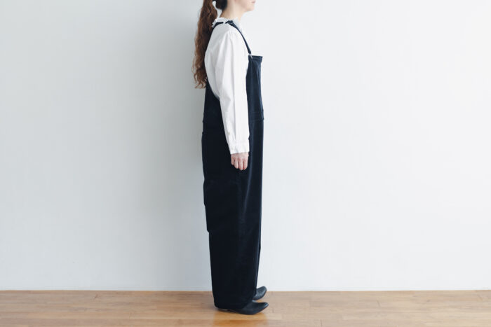 予約 R127 Corduroy OVERALL black 10月初-10月中 2