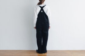 予約 R127 Corduroy OVERALL black 10月初-10月中 3