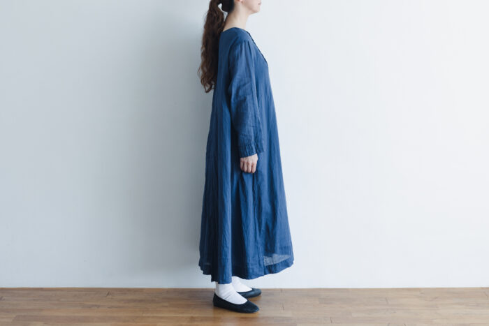 G756 AMISH DRESS antique navy 2