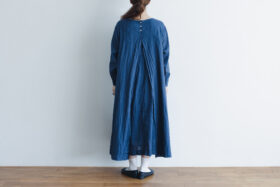 G756 AMISH DRESS antique navy 3