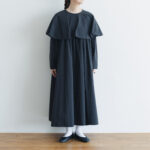 予約 R134 CAPE DRESS black 10月末-11月初