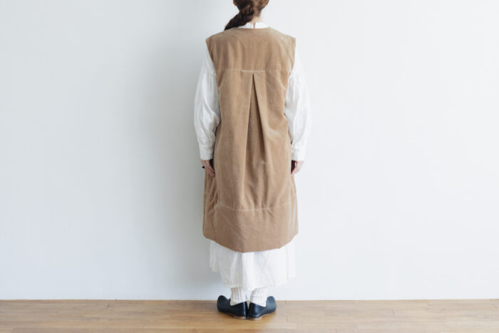 予約 G781 O’KEEFE LONG VEST mocha beige 11月初-11月中 3