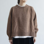 G778 ORDINARY  KNIT PULLOVER mocha