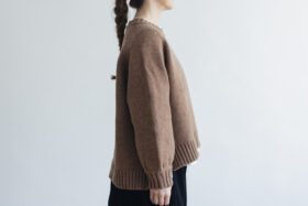 G778 ORDINARY  KNIT PULLOVER mocha 2