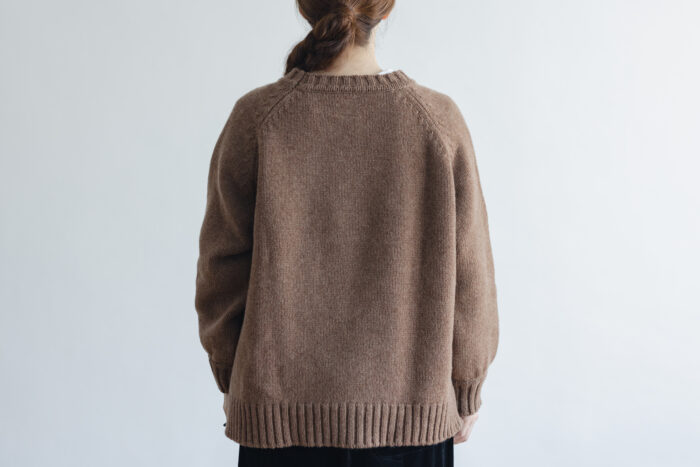 G778 ORDINARY  KNIT PULLOVER mocha 3