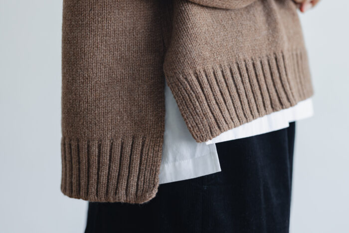 G778 ORDINARY  KNIT PULLOVER mocha 5