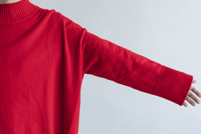 予約 LA209 urban gandhi turtle knit pull over red 10月末-11月初 4