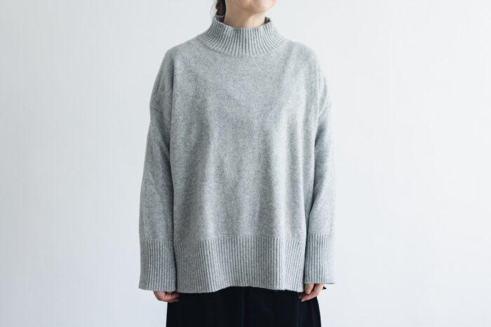 予約 LA209 urban gandhi turtle knit pull over moku gray 10月末-11月初 1