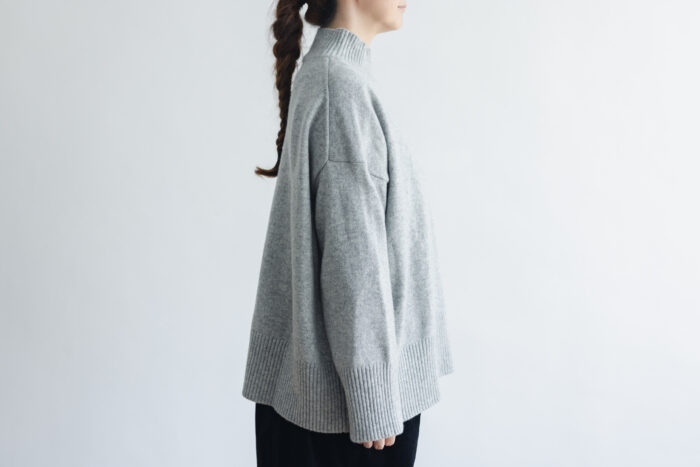 予約 LA209 urban gandhi turtle knit pull over moku gray 10月末-11月初 2