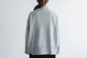 予約 LA209 urban gandhi turtle knit pull over moku gray 10月末-11月初 3