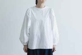 予約 R114 BALLOON SLEEVE PULLOVER white 8月末-9月初 1