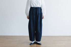 予約 G763 INDIGO KLIMT PANTS indigo 9月中-9月末 1