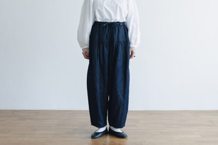 予約 G763 INDIGO KLIMT PANTS indigo 9月中-9月末 1