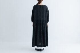 予約 G822 EMBROIDERY DOT LINEN LARTIGUE ONE PIECE 4月末-5月初 4