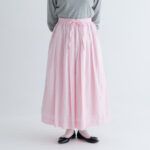 G799 PLEATED SKIRT cherry