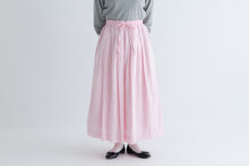 G799 PLEATED SKIRT cherry 1