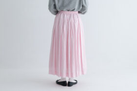 G799 PLEATED SKIRT cherry 3