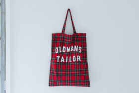 OMT PRINT TOTE BAG red stewart 1