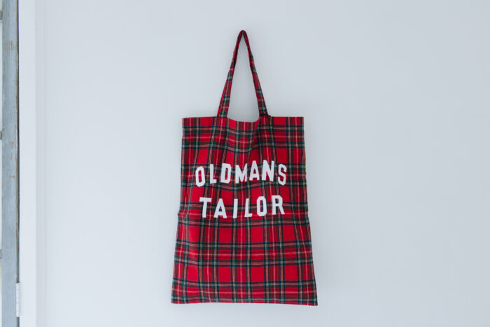 OMT PRINT TOTE BAG red stewart 1