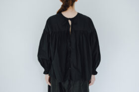 別注 2WAY BLOUSE  black 3