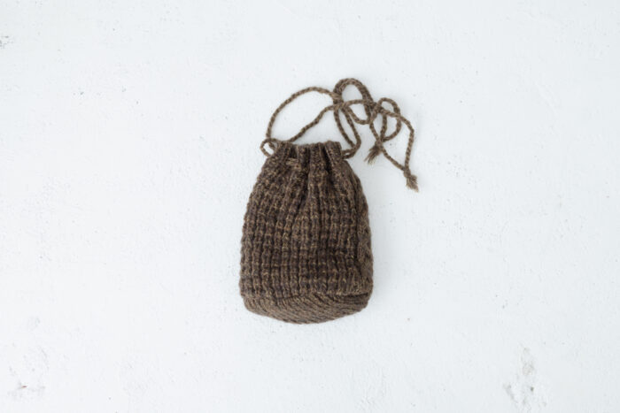 HAND KNIT POUCH 1