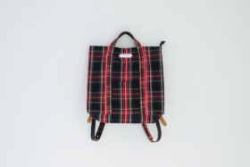 TARTAN CHECK DAY BAG (POUCH付き） 3