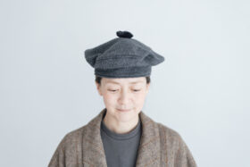 ANGOLA BERET charcoal 1