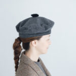 ANGOLA BERET charcoal